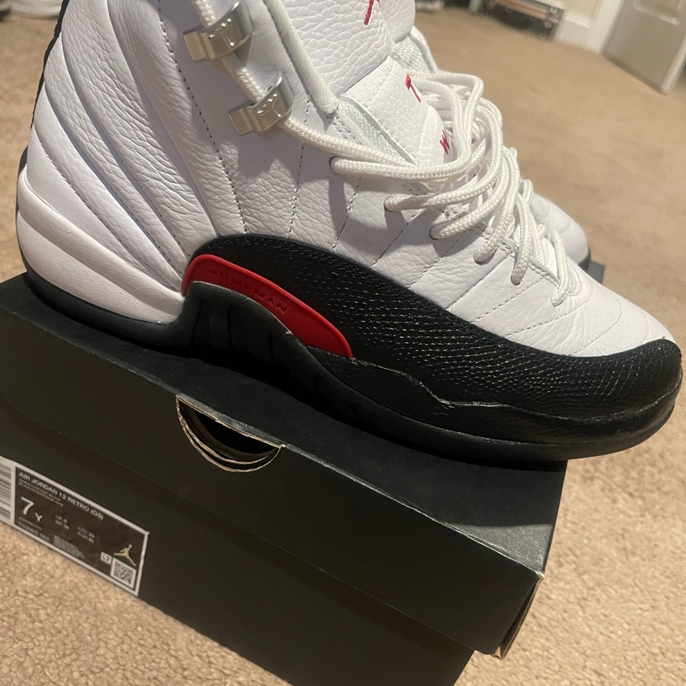 Jordan Kids Sneakers - White, Black, Red